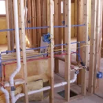 New construction rough-in plumbing