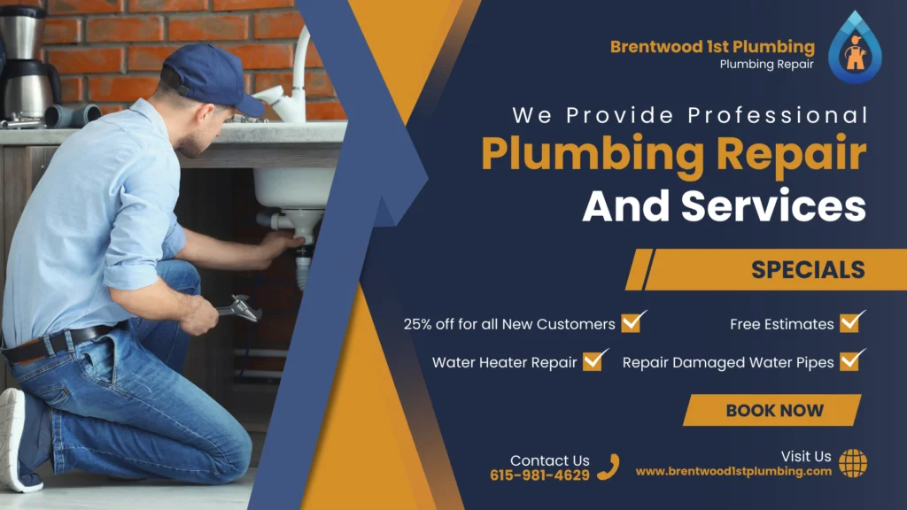 25% off plumbing services